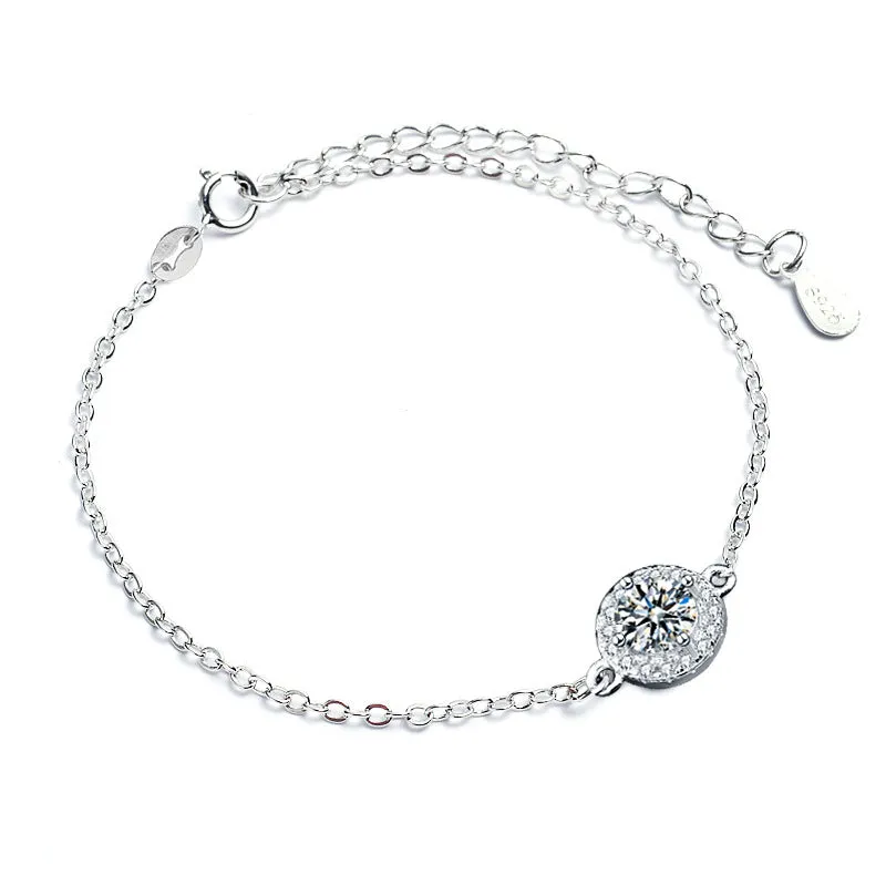 Wrap Around Moissanite Bracelet