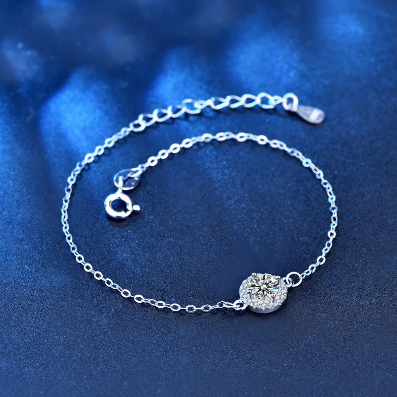 Wrap Around Moissanite Bracelet