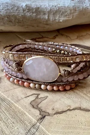 Wrap Bracelet, Pink Tourmaline