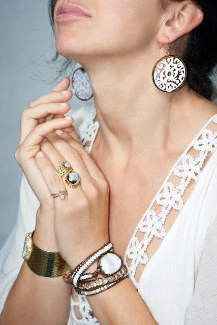 Wrap Crystal Cluster Bracelet