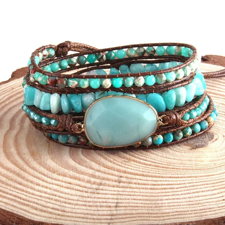 Wrap Crystal Cluster Bracelet