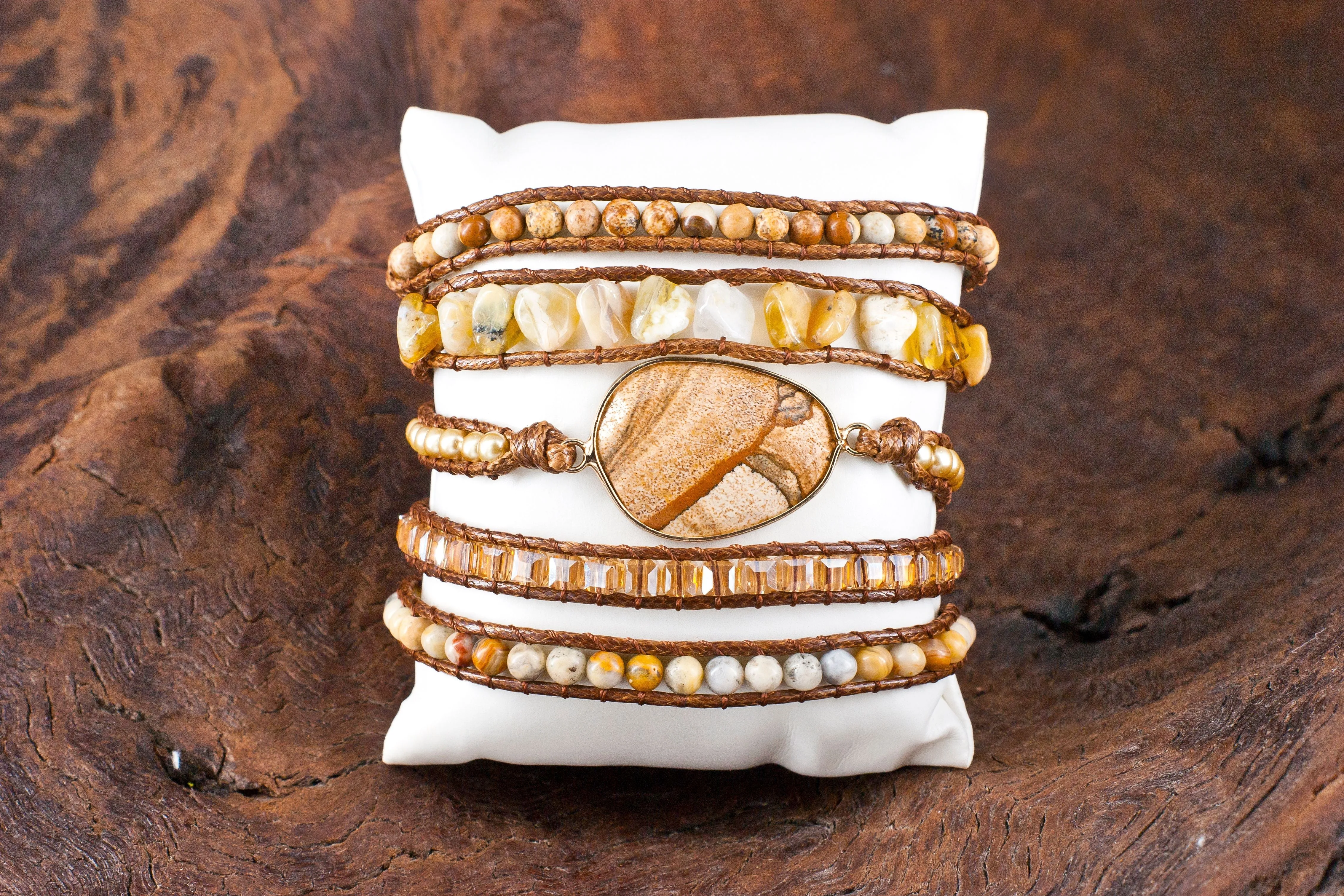 Wrap Crystal Cluster Bracelet