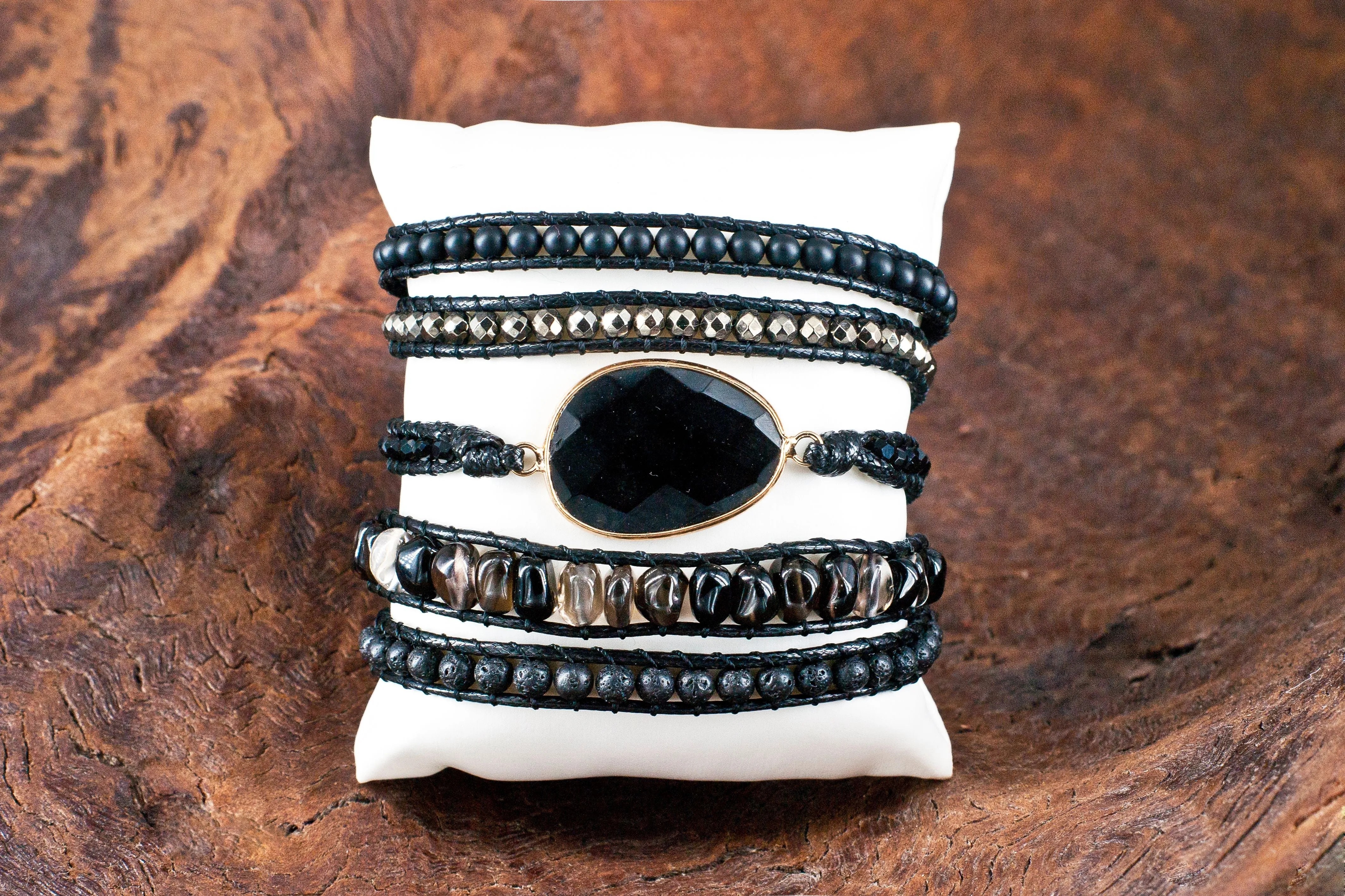 Wrap Crystal Cluster Bracelet