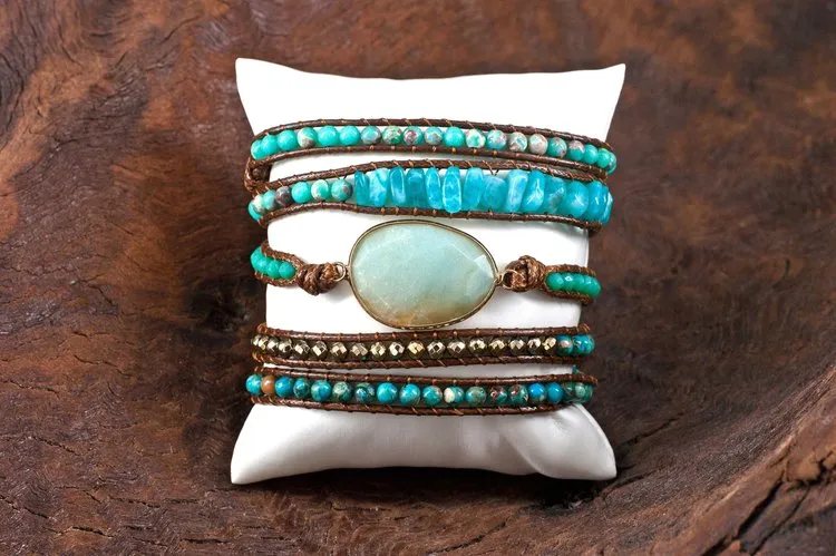Wrap Crystal Cluster Bracelet