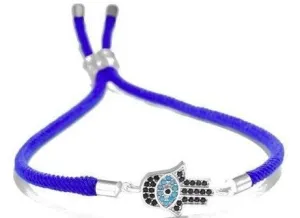 ZC20. Hamsa Hand w Evil Eye Protection Bracelets MULTI COLORS